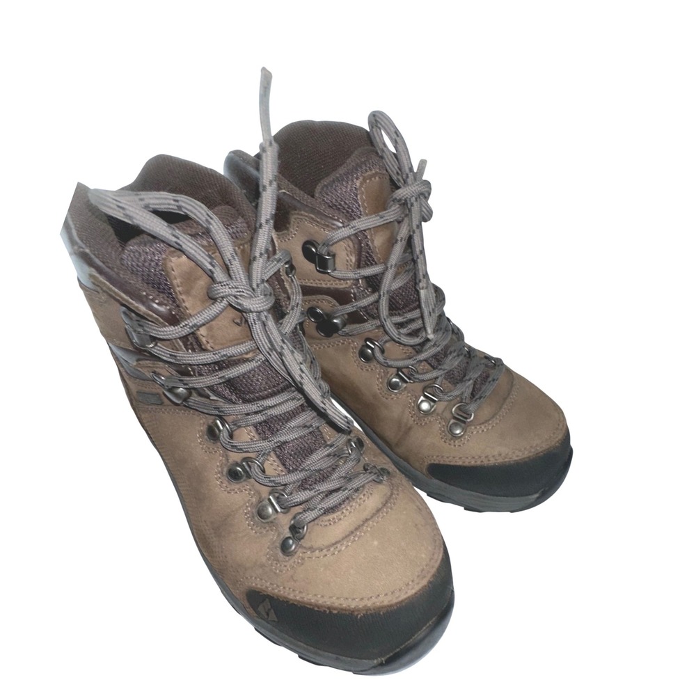 Vasque Hiking Boots Waterproof Kids Size Little Kid 4‎ Tan Brown Leather Lace Up